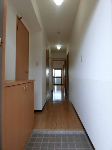 スカイマンションEの玄関