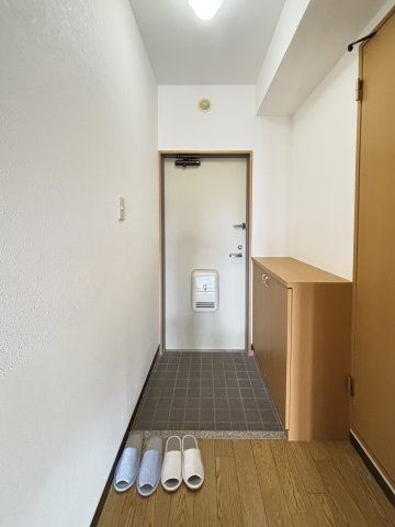 スカイマンションEの玄関