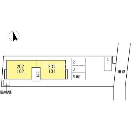 キーウエストフェレロの区画図