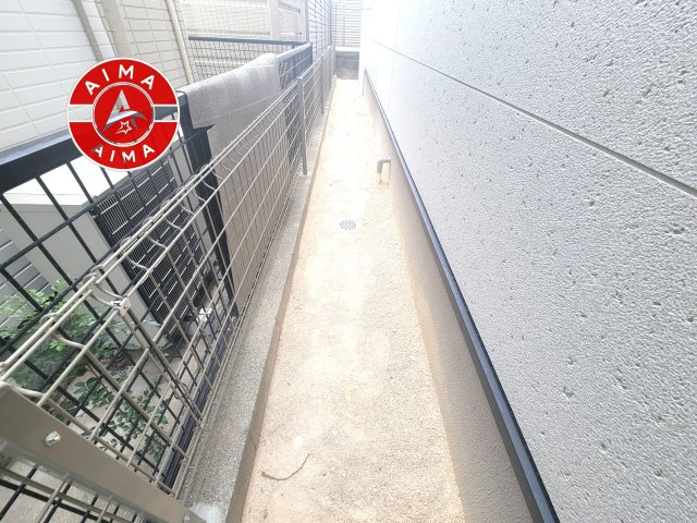 大野城市曙町3丁目第1-3棟（1号棟）の外観|お庭で自由な時間を過ごせます。