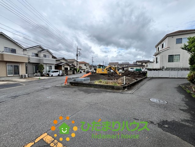 白岡市小久喜　新築一戸建て　01の前面道路含む現地写真|2026/06/08　撮影