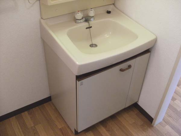 岸和田市中井町１丁目のハイツの独立洗面台|独立洗面化粧台付き