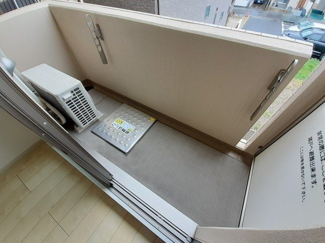 カーサミーオのバルコニー