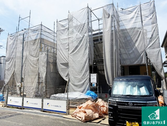 大阪狭山市大野台　第11期　新築一戸建ての外観|現在建築中！落ち着いた街並みで新生活を始めることが出来そう！周辺の物件も併せてご紹介させて頂きます！