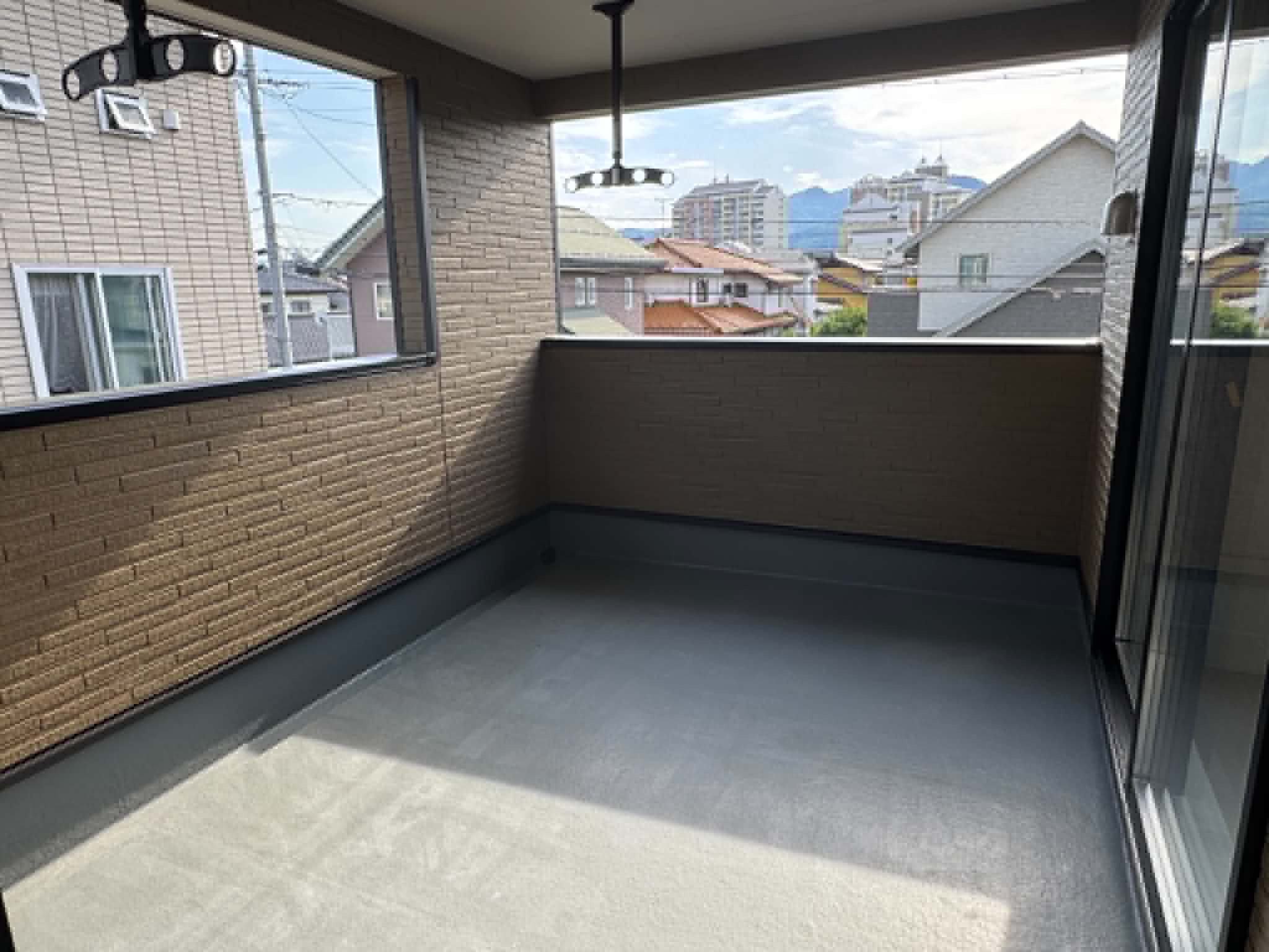 長野市三輪１丁目の新築一戸建のバルコニー