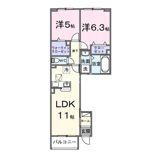 ヴィラ　ドリームの間取り