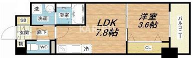 グランツ鶴見の間取り