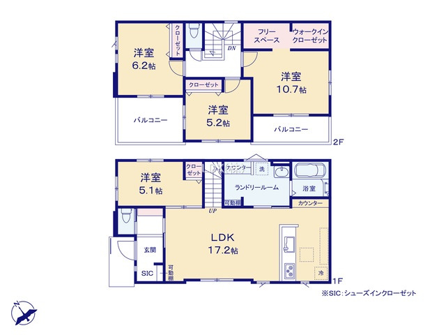 【間取り】 | 新築戸建／ふじみ野市北野１丁目（全1棟）