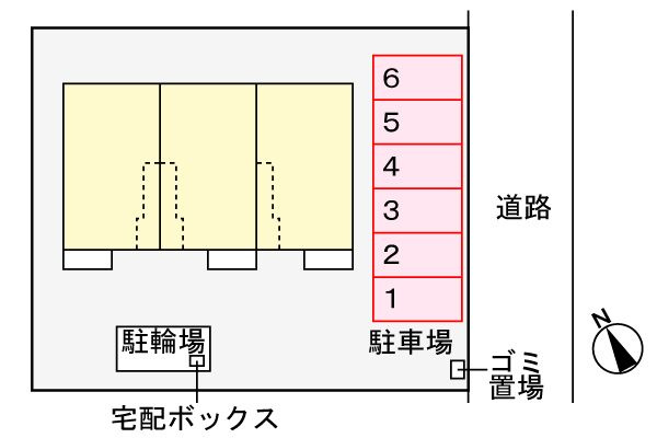 セネシオの駐車場