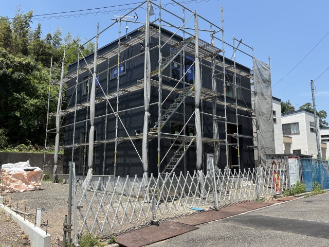 「秦山公園近く」香美市土佐山田町建売14の外観|7/28撮影。