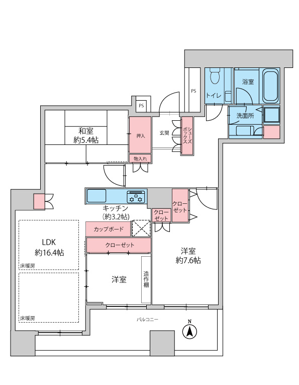 百道タワーの間取り