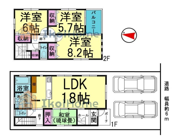 神戸市西区福吉台1丁目　中古戸建の間取り