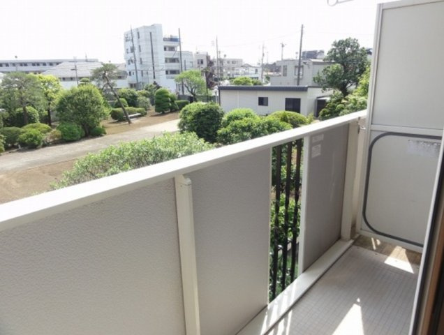 アムールコートのバルコニー