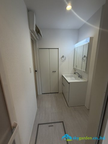 平塚市御殿1丁目16期　新築戸建　全3棟2号棟の脱衣所