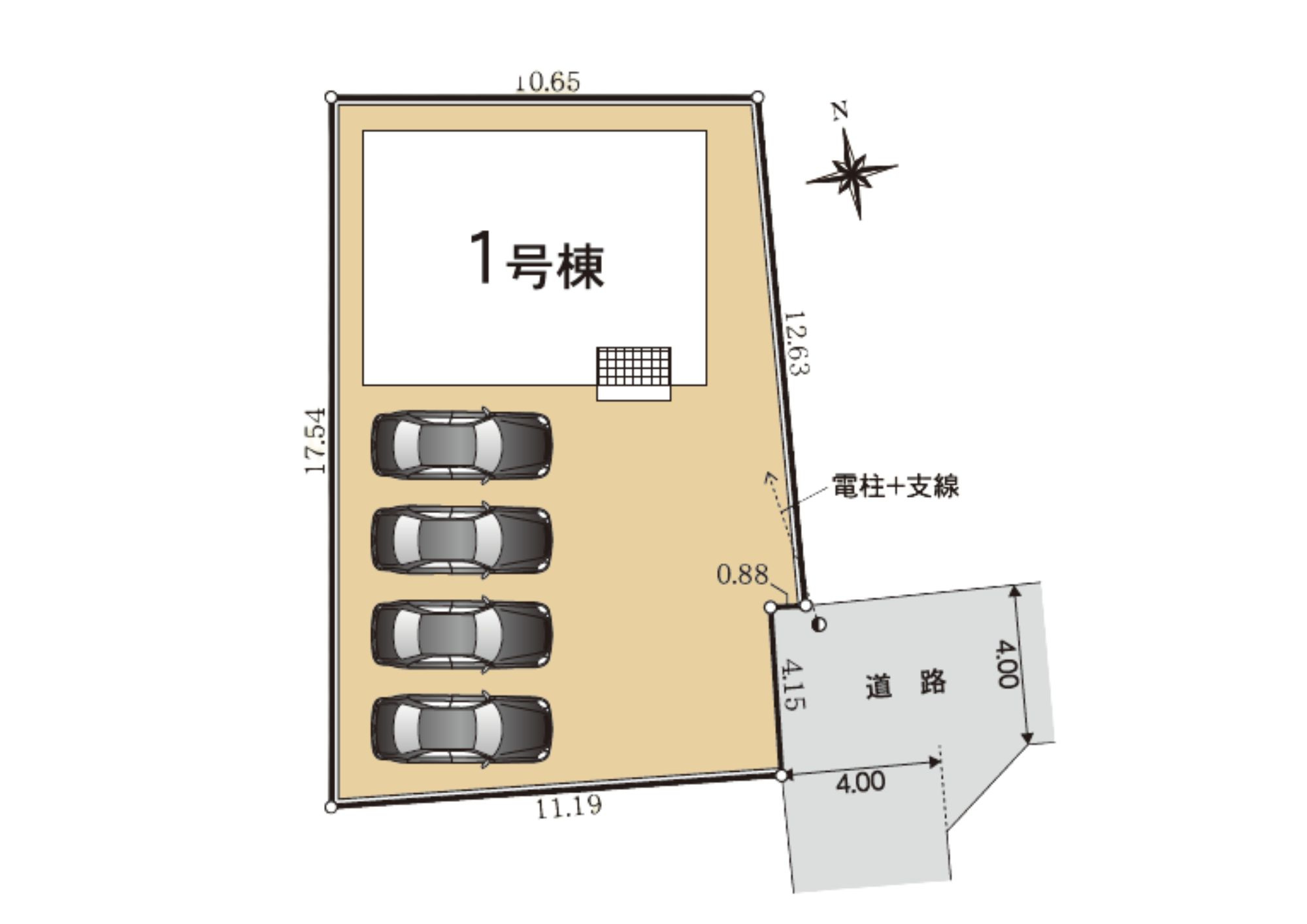 新築戸建　沼津市三枚橋第１　全１棟の区画図