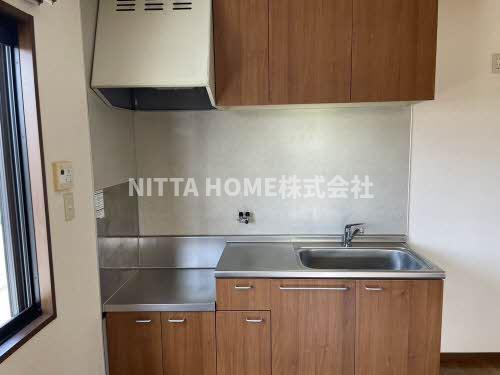 ピュアコートⅡのキッチン|キッチンはガスコンロ設置可能です★