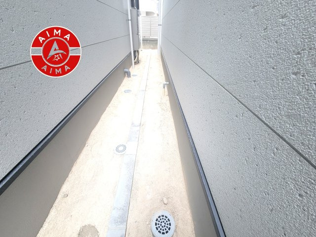 大野城市曙町3丁目第1-3棟（3号棟）の庭|お庭で自由な時間を過ごせます。