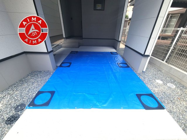大野城市曙町3丁目第1-3棟（3号棟）の外観|広々した駐車場です。