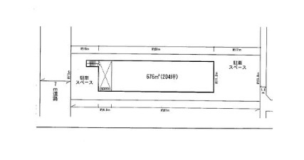 千葉市稲毛区六方町の倉庫の間取り