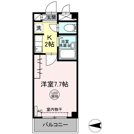 レガシィ小杉の間取り
