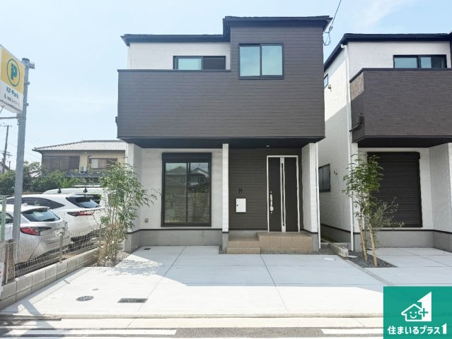 ♦高石市高師浜　第2期　新築一戸建ての外観|お客様に長く安心して住んでいだだける事にこだわった家づくり！住んでからのアフターサービスにもしっかりと取り組んでいます！