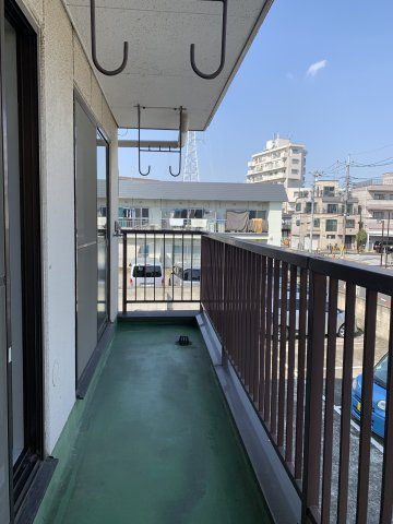 コーポJUNのバルコニー