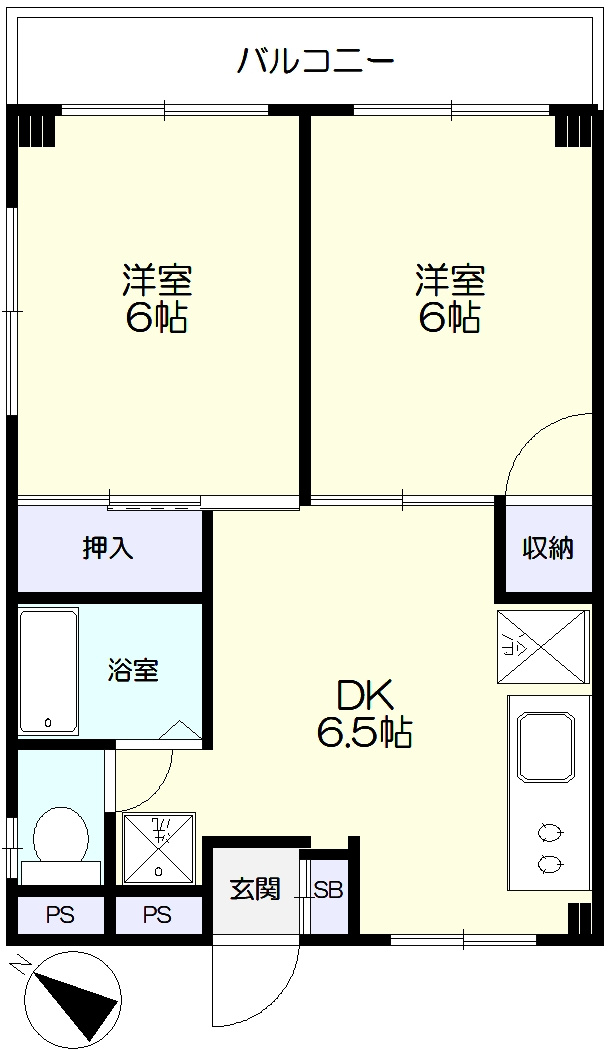 コーポJUNの間取り