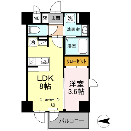 ラピス曳舟の間取り