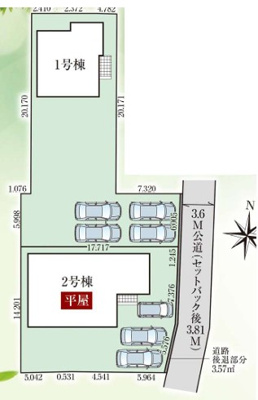 【区画図】 | GRAFARE深谷市天神町　新築住宅
