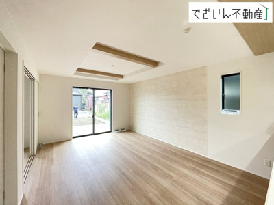 【居間・リビング】 | GRAFARE深谷市天神町　新築住宅 | ≪1号棟≫
現地(2026年8月撮影)