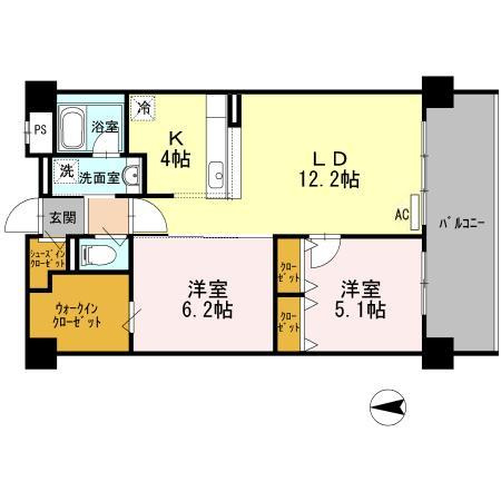 【間取り】 | アクトタレイア茨木駅前