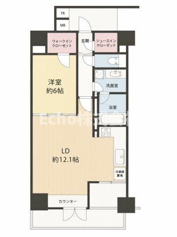 プライムアーバン堺筋本町の間取り