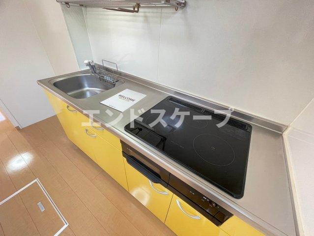 リジエール　Ａのキッチン|高崎、前橋、伊勢崎エリアのお部屋探しはエンドスケープまで！お客様の理想お聞かせ下さい♪
内装や色味が写真と異なる可能性がございます。