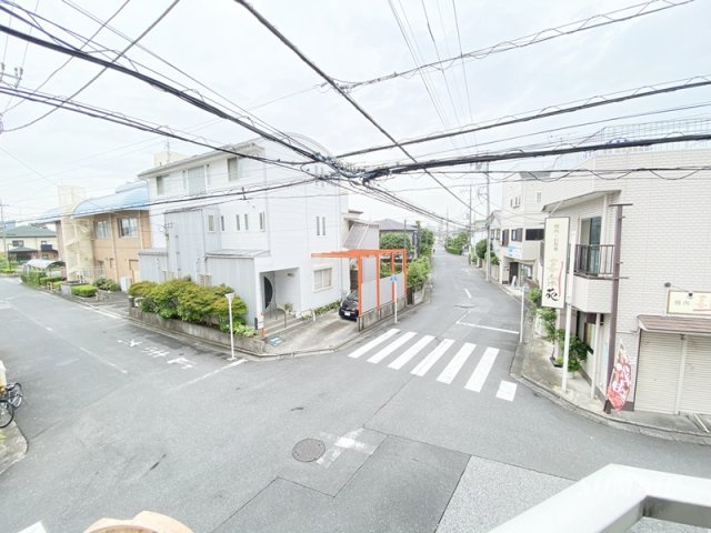 鹿骨センターハイツの展望|バルコニーからの展望です