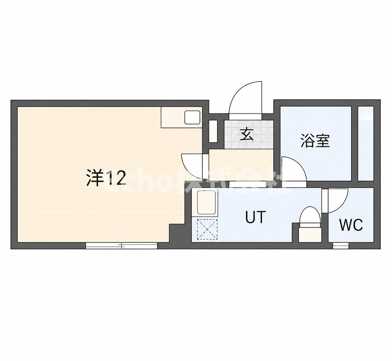 クレアジオーネ中之島西の間取り