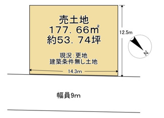 【土地図】 | 野洲市冨波乙　売土地
