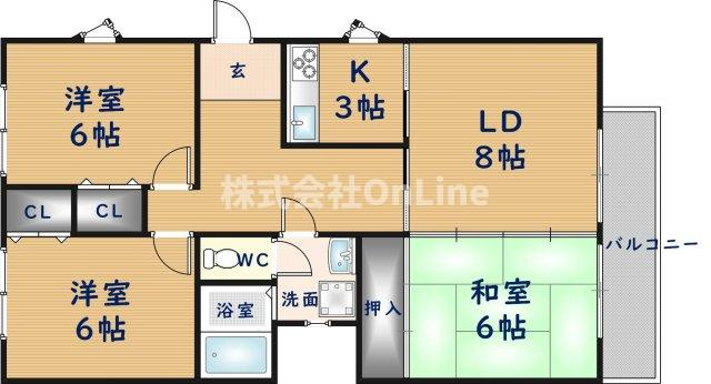曙フラッツの間取り