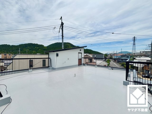 大津市国分１丁目のバルコニー