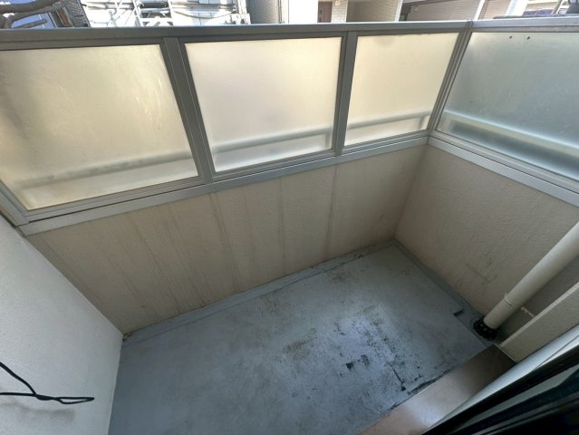 福田マンションのバルコニー