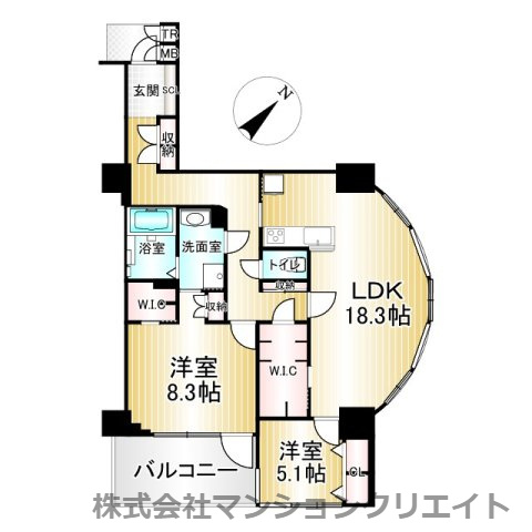 シンフォニアガーデン福井の間取り|現況と間取図が異なる場合は現況を優先とします。