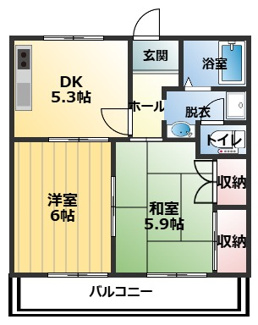 【間取り】 | シエル豊中　Ⅰ