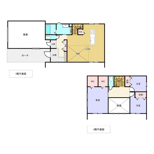 安中市古屋の間取り