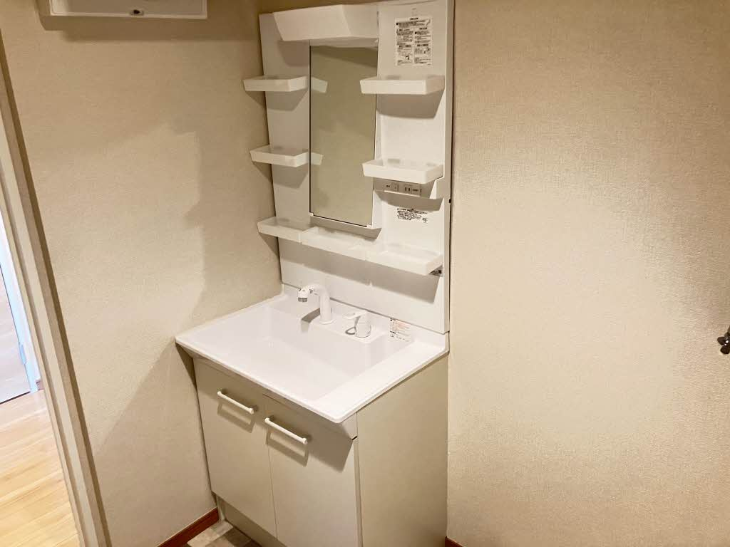 熊本市東区京塚本町の賃貸マンションの独立洗面台
