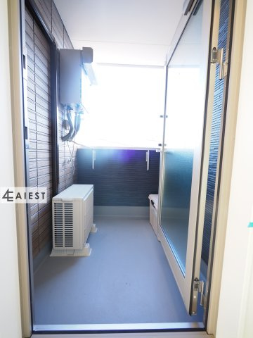 プルミエール白子町のバルコニー