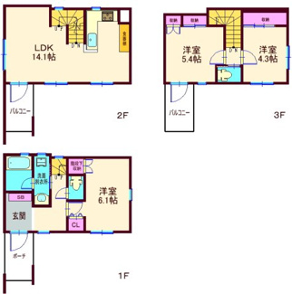 【間取り】 | 東中延２丁目戸建