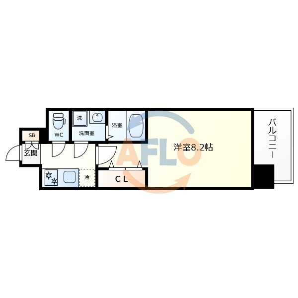 リヴェント玉造の間取り|リヴェント玉造　間取り