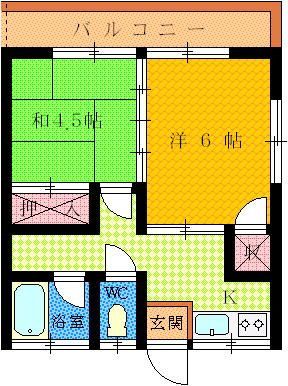 シャトレ綾瀬の間取り