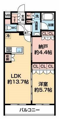 セジョリ板橋坂下Ⅱの間取り