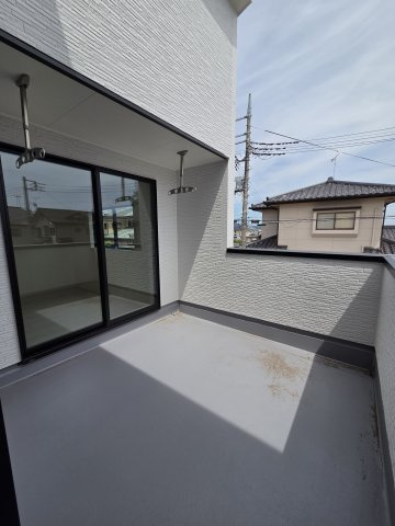 新築　桐生第28相生町　1号棟　Livele Garden.Sのバルコニー|現地写真　日当たり良好なバルコニー！洗濯物がよく乾きそうです♪
