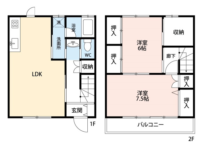 【間取り】 | メゾネット上原